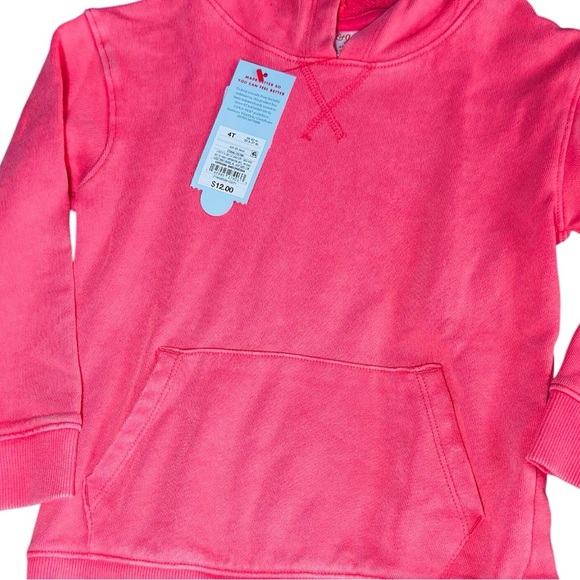Cat & Jack Pink Cozy Pullover Sweatshirt - Picture 2 of 3